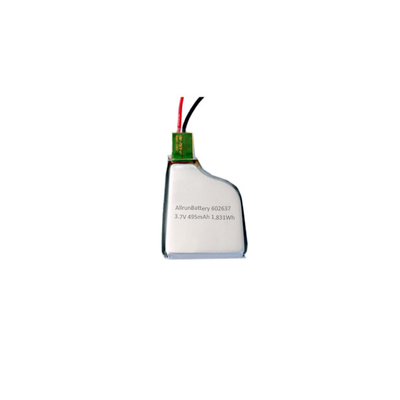 재충전용 주문 LiPo 건전지 495mAh 3.7 V 리튬 중합체 건전지