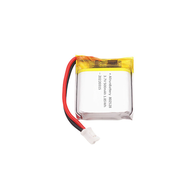 가벼운 직사각형 모양의 배터리 휴대용 3.7 V LiPo 배터리 500mAh