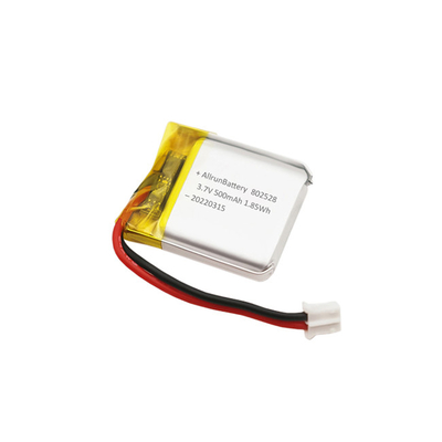 가벼운 직사각형 모양의 배터리 휴대용 3.7 V LiPo 배터리 500mAh