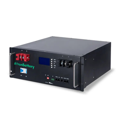20KW 48V 51.2V 에너지 저장 배터리 팩 쌓아 올릴 수 있는 서버 랙 LiFePO4 배터리